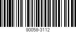 Código de barras (EAN, GTIN, SKU, ISBN): '90058-3112'