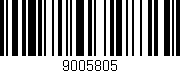Código de barras (EAN, GTIN, SKU, ISBN): '9005805'