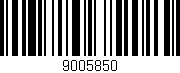Código de barras (EAN, GTIN, SKU, ISBN): '9005850'