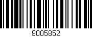 Código de barras (EAN, GTIN, SKU, ISBN): '9005852'