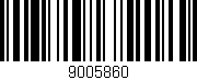 Código de barras (EAN, GTIN, SKU, ISBN): '9005860'