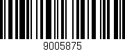 Código de barras (EAN, GTIN, SKU, ISBN): '9005875'