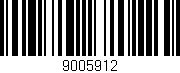 Código de barras (EAN, GTIN, SKU, ISBN): '9005912'