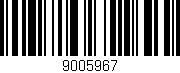 Código de barras (EAN, GTIN, SKU, ISBN): '9005967'