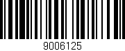 Código de barras (EAN, GTIN, SKU, ISBN): '9006125'