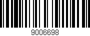 Código de barras (EAN, GTIN, SKU, ISBN): '9006698'