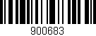 Código de barras (EAN, GTIN, SKU, ISBN): '900683'