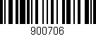 Código de barras (EAN, GTIN, SKU, ISBN): '900706'