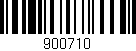 Código de barras (EAN, GTIN, SKU, ISBN): '900710'