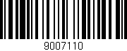 Código de barras (EAN, GTIN, SKU, ISBN): '9007110'