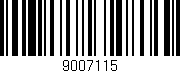 Código de barras (EAN, GTIN, SKU, ISBN): '9007115'