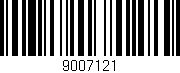 Código de barras (EAN, GTIN, SKU, ISBN): '9007121'