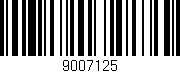 Código de barras (EAN, GTIN, SKU, ISBN): '9007125'