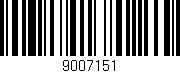 Código de barras (EAN, GTIN, SKU, ISBN): '9007151'