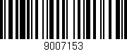 Código de barras (EAN, GTIN, SKU, ISBN): '9007153'