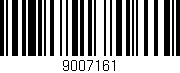 Código de barras (EAN, GTIN, SKU, ISBN): '9007161'