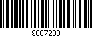 Código de barras (EAN, GTIN, SKU, ISBN): '9007200'