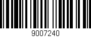 Código de barras (EAN, GTIN, SKU, ISBN): '9007240'