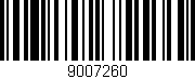 Código de barras (EAN, GTIN, SKU, ISBN): '9007260'