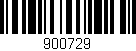 Código de barras (EAN, GTIN, SKU, ISBN): '900729'