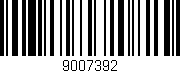 Código de barras (EAN, GTIN, SKU, ISBN): '9007392'