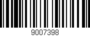 Código de barras (EAN, GTIN, SKU, ISBN): '9007398'