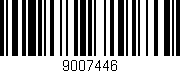 Código de barras (EAN, GTIN, SKU, ISBN): '9007446'