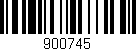 Código de barras (EAN, GTIN, SKU, ISBN): '900745'