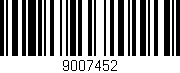 Código de barras (EAN, GTIN, SKU, ISBN): '9007452'