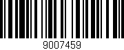 Código de barras (EAN, GTIN, SKU, ISBN): '9007459'