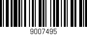 Código de barras (EAN, GTIN, SKU, ISBN): '9007495'