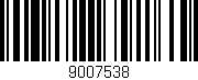 Código de barras (EAN, GTIN, SKU, ISBN): '9007538'