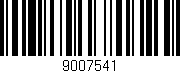 Código de barras (EAN, GTIN, SKU, ISBN): '9007541'