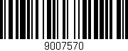 Código de barras (EAN, GTIN, SKU, ISBN): '9007570'