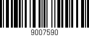 Código de barras (EAN, GTIN, SKU, ISBN): '9007590'