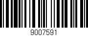 Código de barras (EAN, GTIN, SKU, ISBN): '9007591'