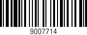 Código de barras (EAN, GTIN, SKU, ISBN): '9007714'