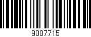 Código de barras (EAN, GTIN, SKU, ISBN): '9007715'