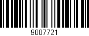 Código de barras (EAN, GTIN, SKU, ISBN): '9007721'