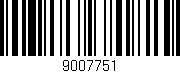 Código de barras (EAN, GTIN, SKU, ISBN): '9007751'