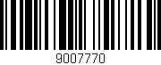 Código de barras (EAN, GTIN, SKU, ISBN): '9007770'