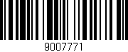 Código de barras (EAN, GTIN, SKU, ISBN): '9007771'