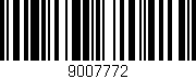 Código de barras (EAN, GTIN, SKU, ISBN): '9007772'