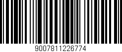 Código de barras (EAN, GTIN, SKU, ISBN): '9007811226774'