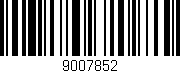 Código de barras (EAN, GTIN, SKU, ISBN): '9007852'
