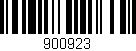 Código de barras (EAN, GTIN, SKU, ISBN): '900923'