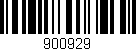 Código de barras (EAN, GTIN, SKU, ISBN): '900929'
