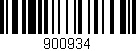 Código de barras (EAN, GTIN, SKU, ISBN): '900934'