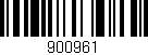 Código de barras (EAN, GTIN, SKU, ISBN): '900961'