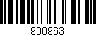 Código de barras (EAN, GTIN, SKU, ISBN): '900963'